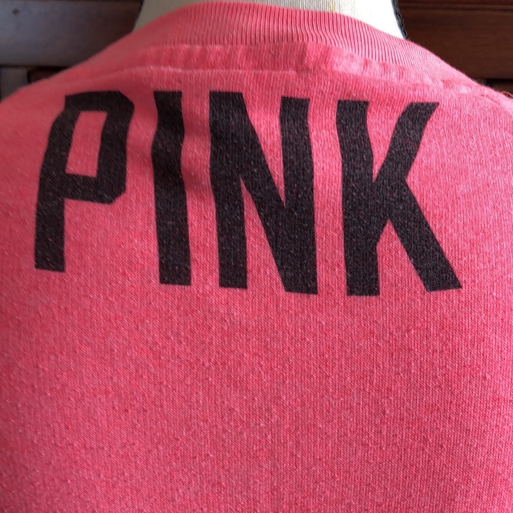 💜Host Pick💜 Victoria’s Secret Pink sweatshirt in small petite w/black sequins